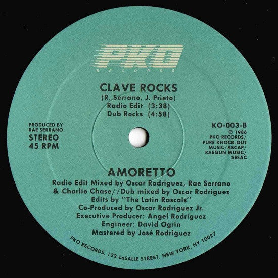 Amoretto : Cláve Rocks (12")