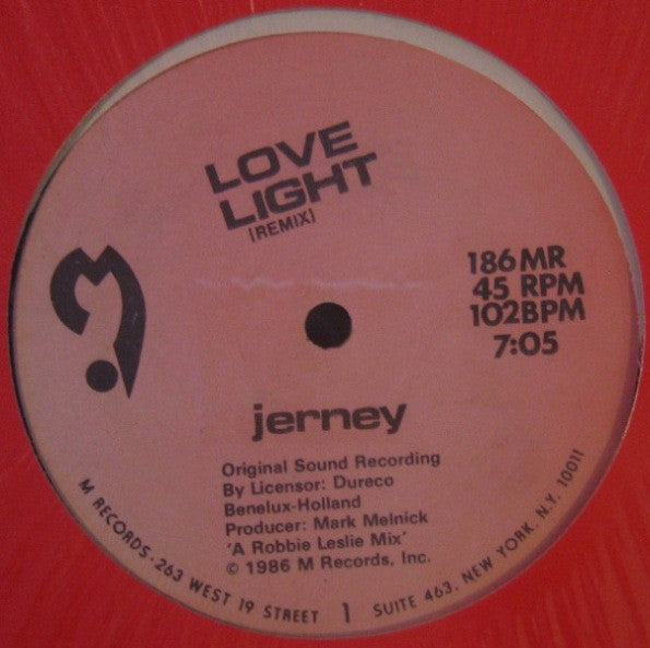 Jerney* : Love Light (12")