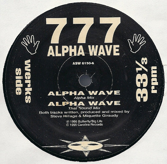 777 : Alpha Wave (12")