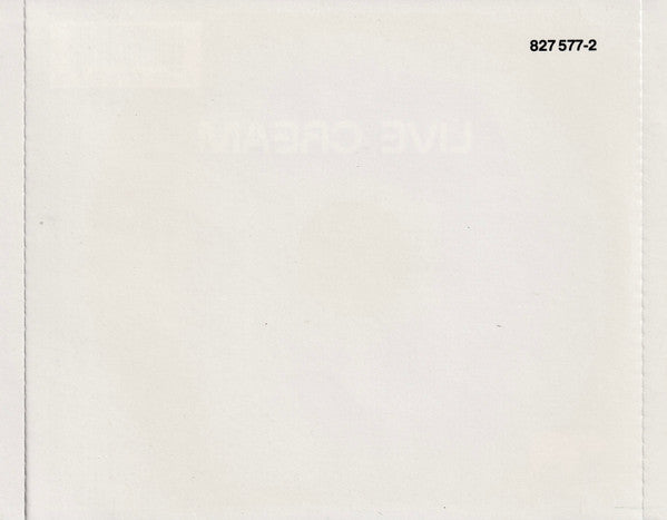 Cream (2) : Live Cream (CD, Album)