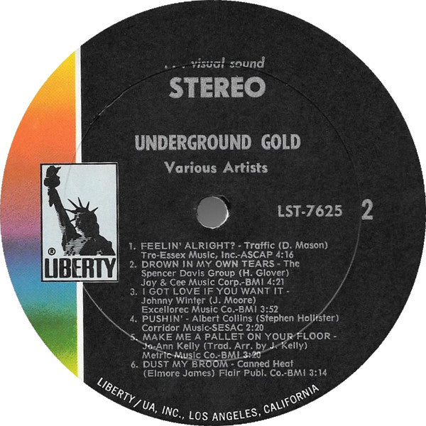 Various : Underground Gold (LP, Comp, RE, RP)