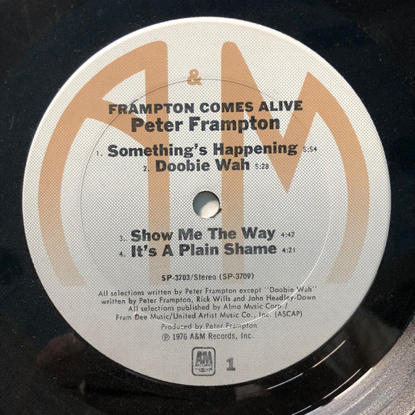 Peter Frampton : Frampton Comes Alive! (2xLP, Album, Club, CRC)