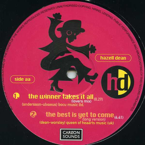 Hazell Dean : The Winner Takes It All (12")