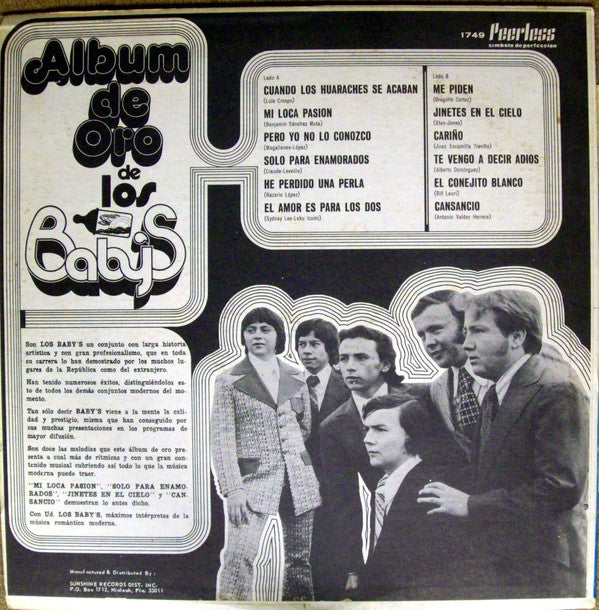 Los Babys : Album De Oro (LP, Comp)