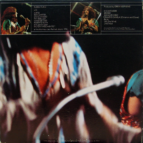 Flora Purim : 500 Miles High (LP, Album, Pit)