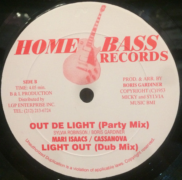 Mary Isaacs, Cassanova : Out De Light (12")