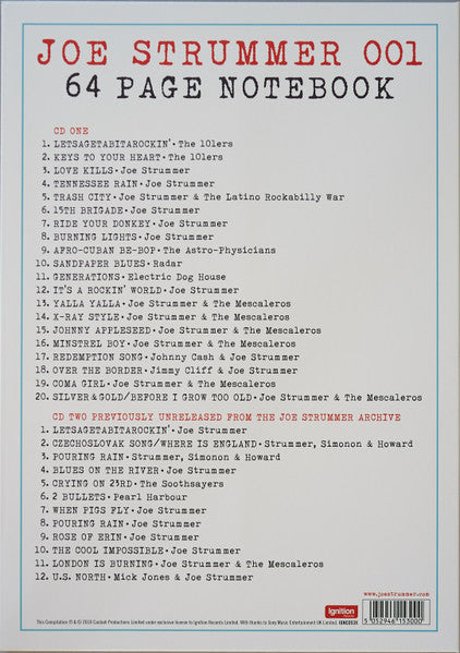 Joe Strummer : Joe Strummer 001 (Box, Dlx + 2xCD, Comp)