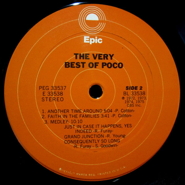 Poco (3) : The Very Best Of Poco (2xLP, Comp, Pit)