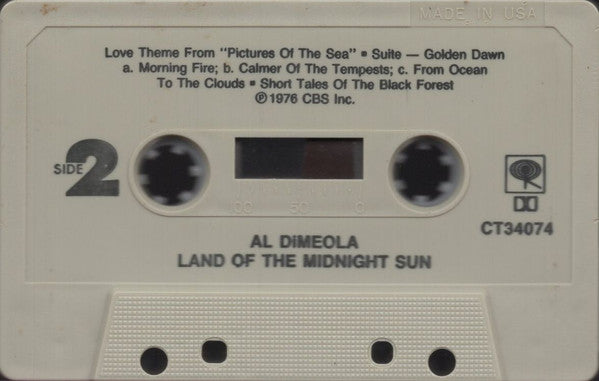 Al Di Meola : Land Of The Midnight Sun (Cass, Album, RE)