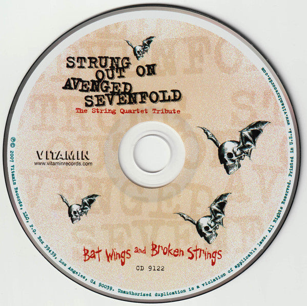 The Vitamin String Quartet : Strung Out On Avenged Sevenfold - The String Quartet Tribute (CD, Album)