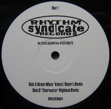 Ocean Wave : Ocean Wave EP (Re-mixes) (12", EP, Dis)