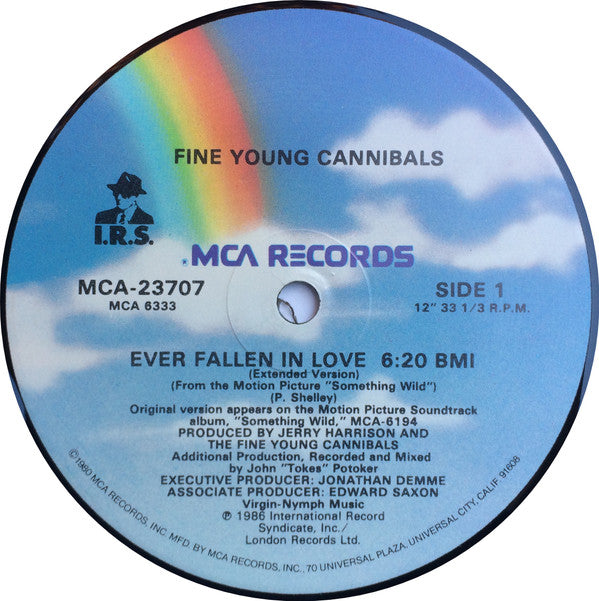 Fine Young Cannibals : Ever Fallen In Love (Extended Version) (12")