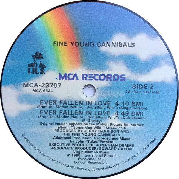 Fine Young Cannibals : Ever Fallen In Love (Extended Version) (12")