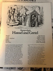 Engelbert Humperdinck (2), Max Rudolf Conducting The Orchestra Of The Metropolitan Opera Association Of New York, Chorus Of The Metropolitan Opera Association Of New York, Risë Stevens, Nadine Conner, Thelma Votipka, John Brownlee, Claramae Turner, Lillia : Hansel and Gretel (LP,Album,Mono)