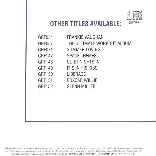Various : Space Themes (CD, Comp)