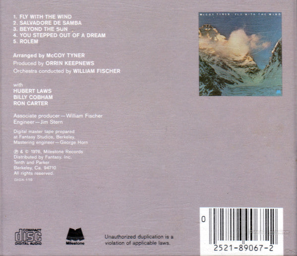 McCoy Tyner : Fly With The Wind (CD, Album, RE)