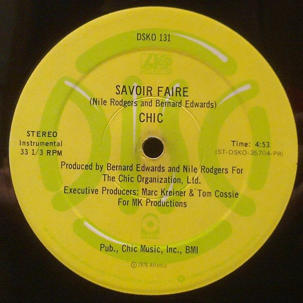Chic : Le Freak (12", Promo)