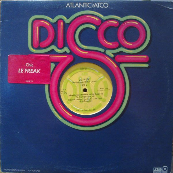 Chic : Le Freak (12", Promo)