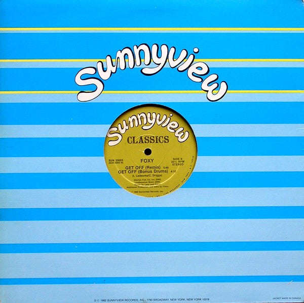 Foxy : Get Off (12", RE)