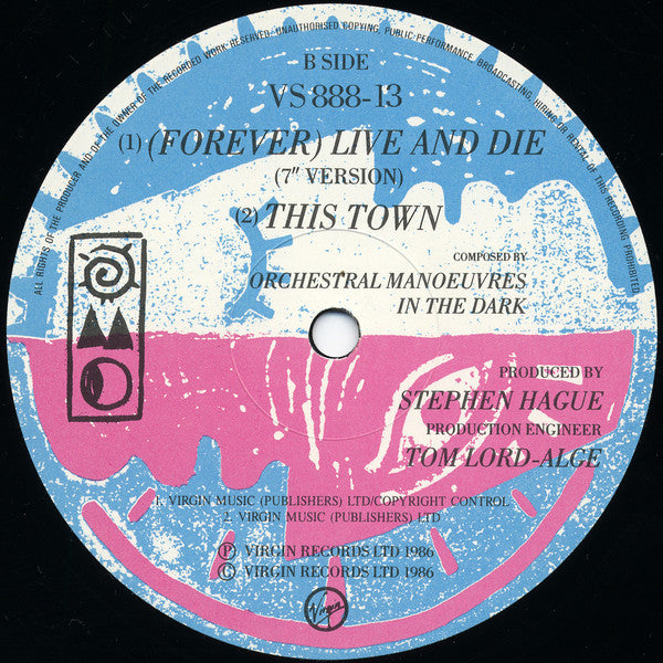 Orchestral Manœuvres In The Dark* : (Forever) Live And Die (Extended Remix) (12", Single)