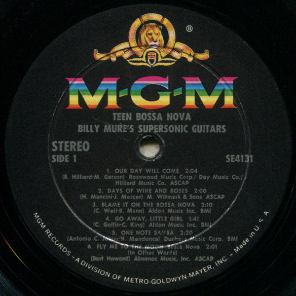 Billy Mure's Supersonic Guitars : Teen Bossa Nova (LP)