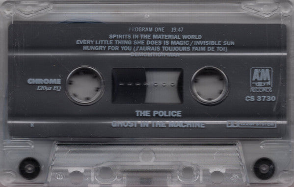The Police : Ghost In The Machine (Cass, Album, Cle)