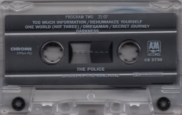 The Police : Ghost In The Machine (Cass, Album, Cle)