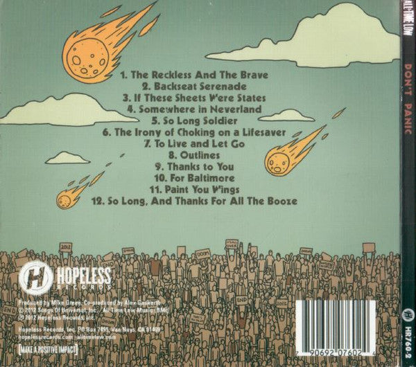 All Time Low : Don't Panic (Album)
