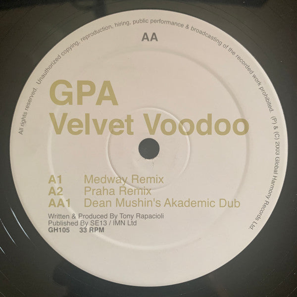GPA : Velvet Voodoo (12")