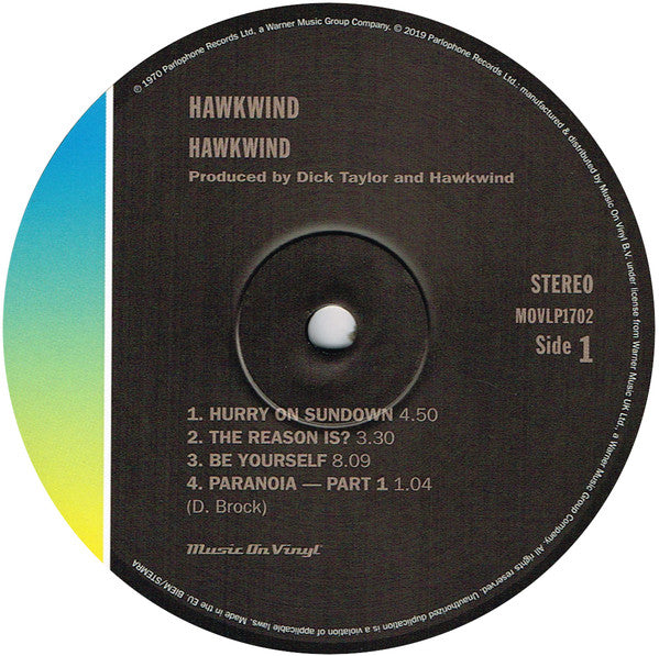 Hawkwind : Hawkwind (LP, Album, RE, 180)