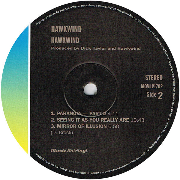 Hawkwind : Hawkwind (LP, Album, RE, 180)