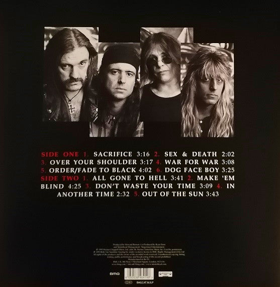 Motörhead : Sacrifice (LP, Album, RE)
