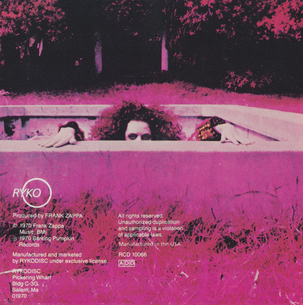 Frank Zappa : Hot Rats (CD, Album, RE)