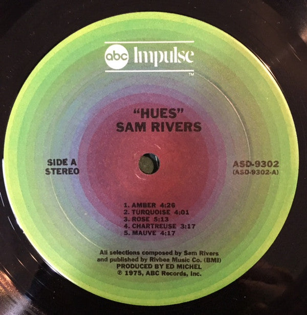 Sam Rivers : Hues (LP, Album, Quad, Gat)