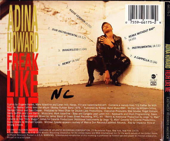 Adina Howard : Freak Like Me (CD, Maxi, FLP)
