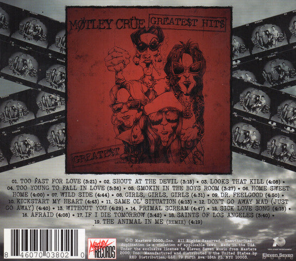 Mötley Crüe : Greatest Hits (CD, Comp, RE, RM, Sli)