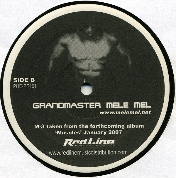 Grandmaster Melle Mel : M-3 (12", Ltd, Promo)