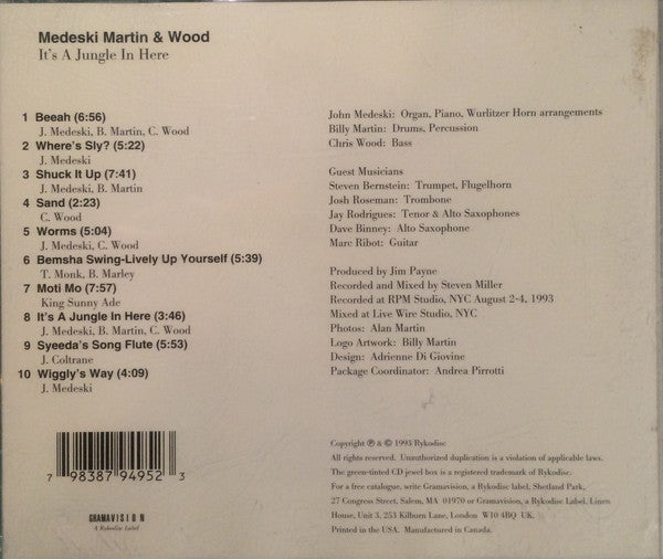 Medeski Martin & Wood : It's A Jungle In Here (CD, Album)