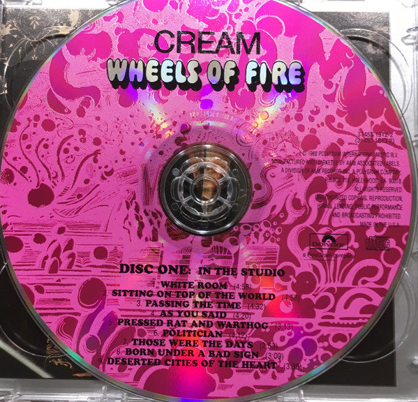 Cream (2) : Wheels Of Fire (2xCD, Album, RE, RM)