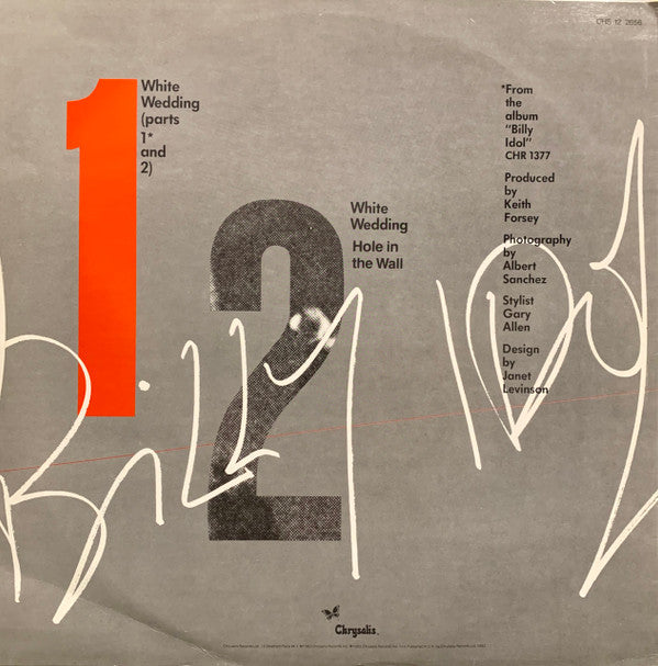 Billy Idol : White Wedding (12",Single)