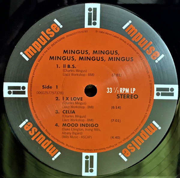 Mingus* : Mingus Mingus Mingus Mingus Mingus (LP, Album, RE)