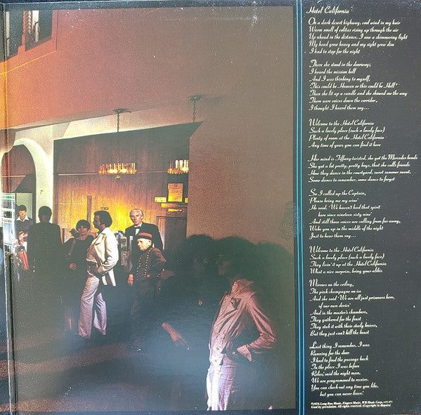 Eagles : Hotel California (LP, Album, RE, San)