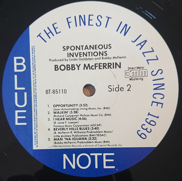 Bobby McFerrin : Spontaneous Inventions (LP, Album)