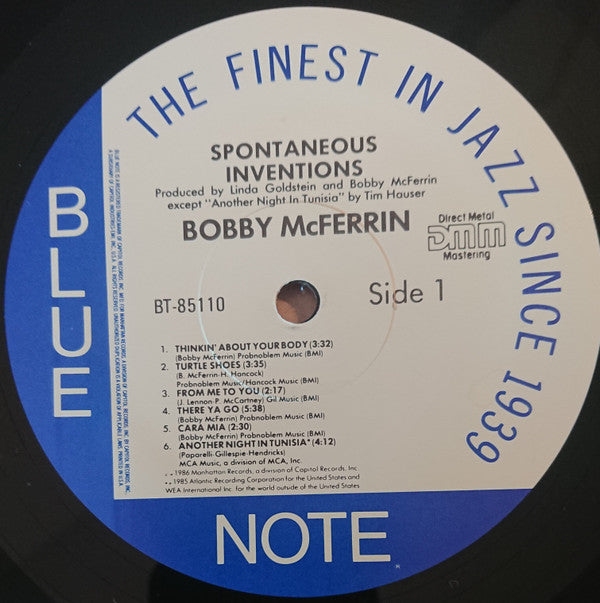 Bobby McFerrin : Spontaneous Inventions (LP, Album)
