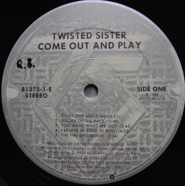 Twisted Sister : Come Out And Play (LP,Album,Limited Edition,Special Edition)