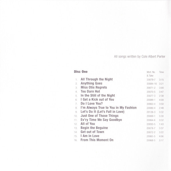Ella Fitzgerald : Sings The Cole Porter Song Book (2xCD, Album, RE, RM, RP, Dig)