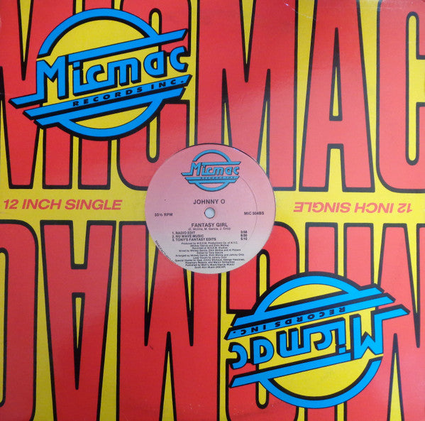 Johnny O : Fantasy Girl (12", RE, 166)