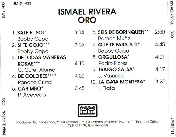 Ismael Rivera : Oro (CD, Comp, RE)