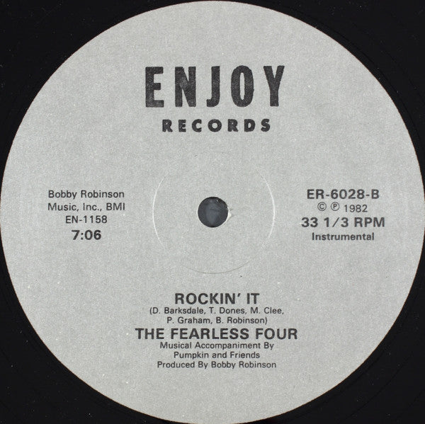 The Fearless Four : Rockin' It (12")