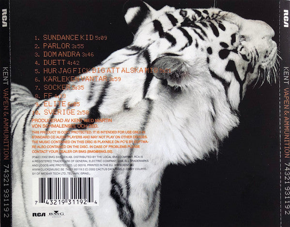Kent (2) : Vapen & Ammunition (CD, Album)